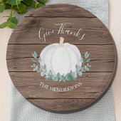 Bedankt pompoen Thanksgiving geven Papieren Bordje