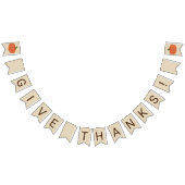 Bedankt pompoen Thanksgiving geven Vlaggetjes (Alle)