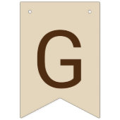 Bedankt pompoen Thanksgiving geven Vlaggetjes (Derde vlag)