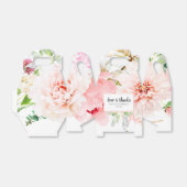 Bedankt Pony Pink Waterverf Floral Favor Bedankdoosjes (Uitgevouwen)