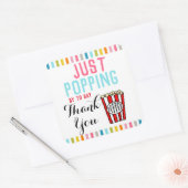 Bedankt Popcorn sticker (Envelop)