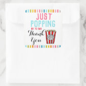 Bedankt Popcorn sticker (Tas)