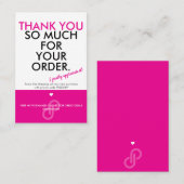 Bedankt Poshmark Visitekaartje (Voorkant / Achterkant)