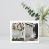 BEDANKT POST KAART (Staand voorkant)