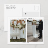 BEDANKT POST KAART (Voorkant / Achterkant)