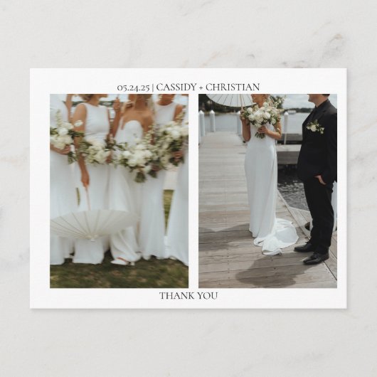 BEDANKT POST KAART (Voorkant)