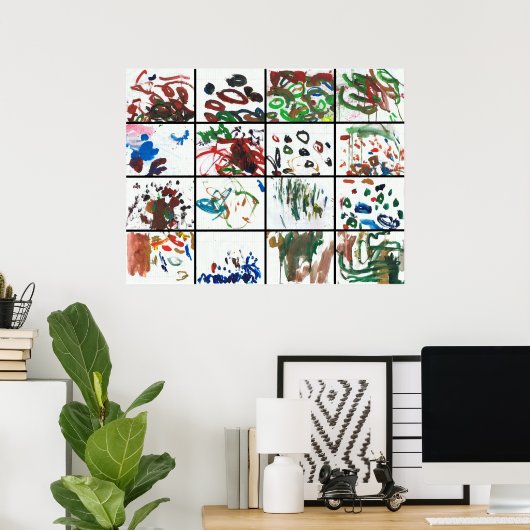 Bedankt poster geven (Thuiskantoor)