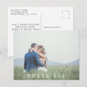 Bedankt Postkaart Uitnodiging Briefkaart (Voorkant / Achterkant)
