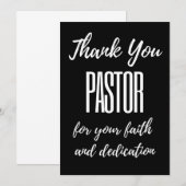 Bedankt predikant voor je geloof (Voorkant / Achterkant)