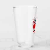 Bedankt Red Hearts Glass Cup Glas (Rechts)