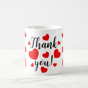 Bedankt Red Hearts Koffiemok