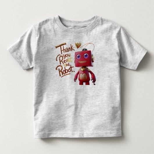 Bedankt Redbot de Robot – T-shirt (Voorkant)