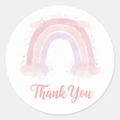 Bedankt regenboog sticker (Voorkant)