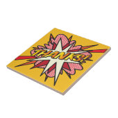 BEDANKT  Reinboek Pop Tegeltje (Zijkant)