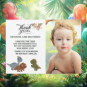 BEDANKT - Roaring Good Time Dinosaur Uitnodiging