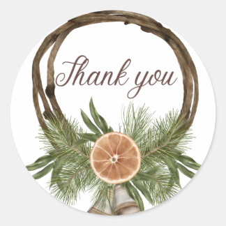 Bedankt Ronde Sticker
