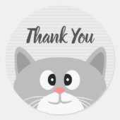 Bedankt Ronde Sticker (Voorkant)