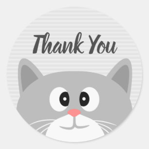 Bedankt Ronde Sticker