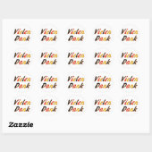 Bedankt Ronde Sticker (Vel)