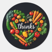 BEDANKT RONDE STICKER (Voorkant)