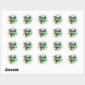 Bedankt Ronde Sticker (Vel)