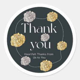 Bedankt Ronde Sticker
