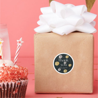 Bedankt Ronde Sticker