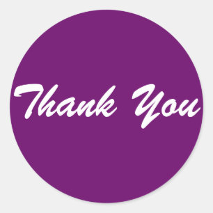 Bedankt Ronde Sticker