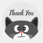 Bedankt Ronde Sticker (Voorkant)