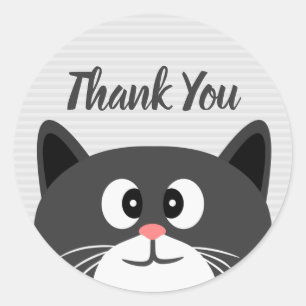 Bedankt Ronde Sticker