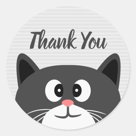 Bedankt Ronde Sticker (Voorkant)