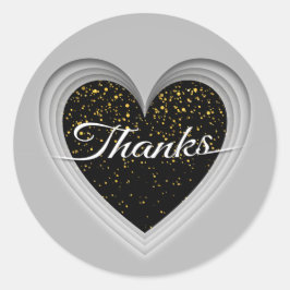 Bedankt Ronde Sticker