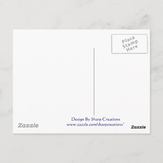 Bedankt Roos & Vlinders Briefkaart (Achterkant)