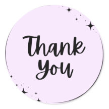 Bedankt Round Label
