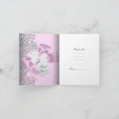 Bedankt roze grijze witte kant (Binnen)