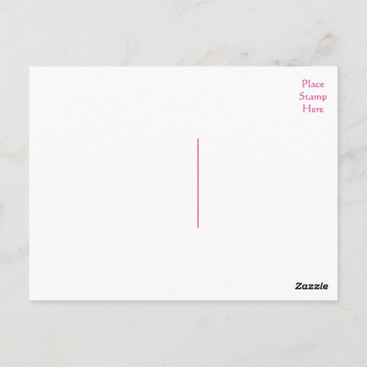 Bedankt Roze & Paarse Waterverf Flower Briefkaart (Achterkant)