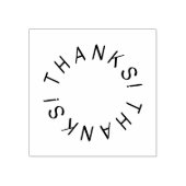 Bedankt! Rubberstempel (Afrduk)