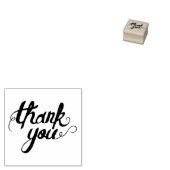 Bedankt Rubberstempel (Gestempeld)