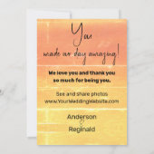 Bedankt Ruimte voor bericht Tweezijdige Zomerperzi (Achterkant)