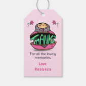 Bedankt Russisch Doll Matryoshka Cadeaulabel (Voorkant)