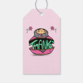 Bedankt Russisch Doll Matryoshka Cadeaulabel (Achterkant)