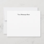 Bedankt Rustic Wood String Lights Note Kaart (Achterkant)