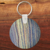 Bedankt Rustic Woodgrain Brown waardering Sleutelhanger (Achterkant)