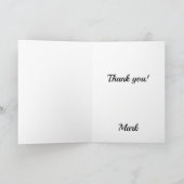 Bedankt Schattigee Cat Feestdagen Kaart (Binnen)