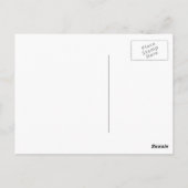 Bedankt! ~ Schattigee Sneeuwman met Cadeaus Winter Briefkaart (Achterkant)