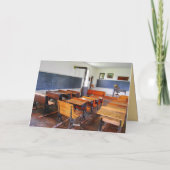 Bedankt  School House Collage Kaart (Achterkant)