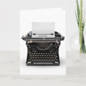 Bedankt  schrijfmachine (Voorkant)