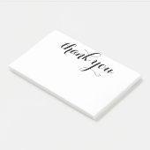 Bedankt script 10 x 6 post-it® notes (Schuin)