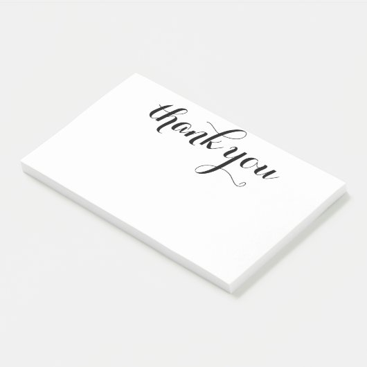 Bedankt script 10 x 6 post-it® notes (Schuin)