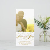 BEDANKT SCRIPT | BEDANKT DOOR JE FOTOKAART (Staand voorkant)